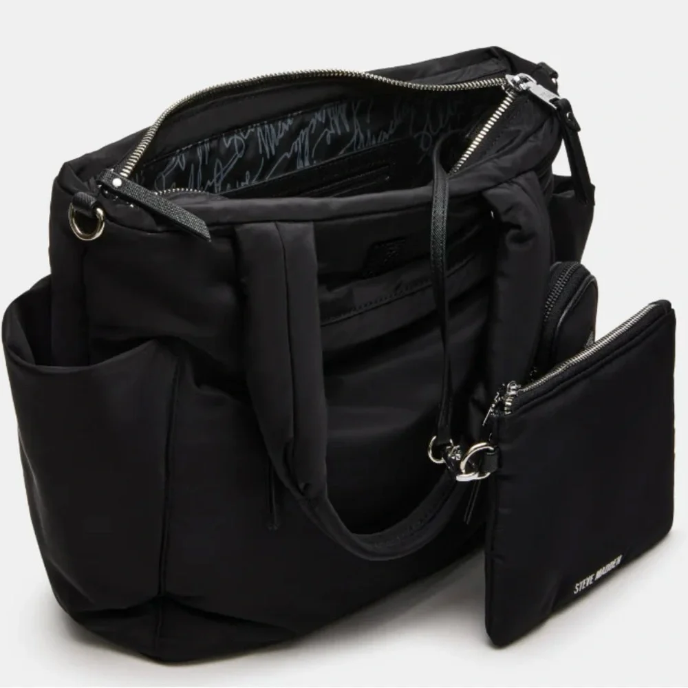 Steve Madden Bcobie Silky Nylon Small Tote - Picture 5 of 5